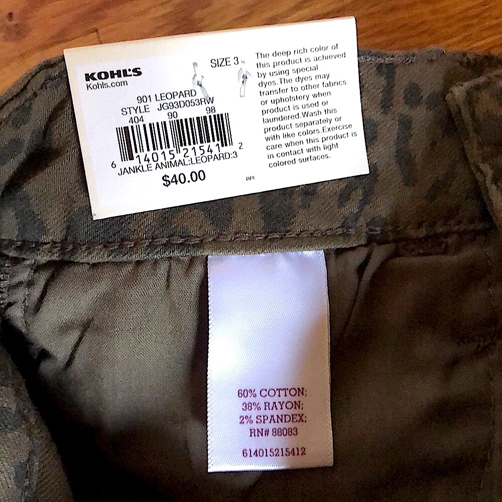 🔴 CLEARANCE🔖NWT SO 🐆 RAW HEM STRETCH CHEETAH JEGGING CROPPED SKINNY JEANS Size 3 - Picture 8 of 9
